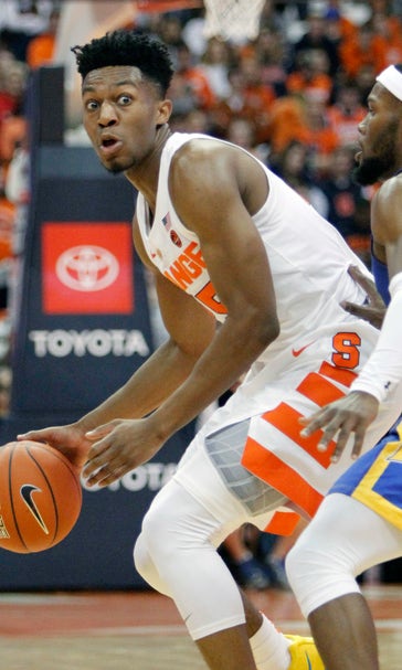 Battle, No. 16 Syracuse knock off Morehead State 84-70